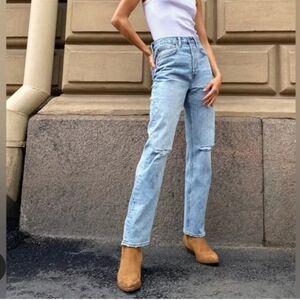 Denim Forum Joni High Rise Loose Jean Size 29